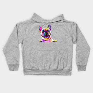 Multi color canine Kids Hoodie